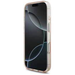 „Karl Lagerfeld IML Karl RSG Logo MagSafe“ dėklas, skirtas „iPhone 17 Pro“ – rožinis
