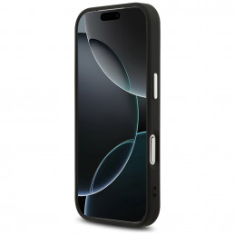 „Karl Lagerfeld Karl & Choupette Pins MagSafe“ dėklas, skirtas „iPhone 17 Pro Max“ – juodas
