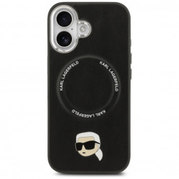 „Karl Lagerfeld Karl Pin MagSafe“ dėklas, skirtas „iPhone 17“ – juodas