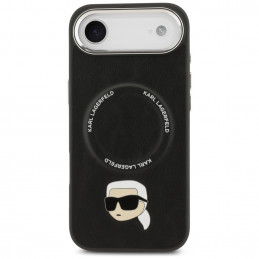 Karl Lagerfeld Karl Pin MagSafe dėklas, skirtas iPhone Air – juodas