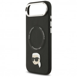 Karl Lagerfeld Karl Pin MagSafe dėklas, skirtas iPhone Air – juodas