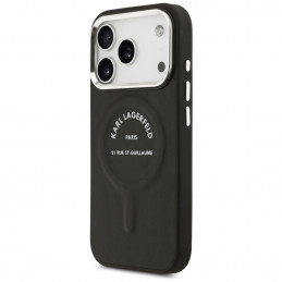 „Karl Lagerfeld“ „Karl RSG“ logotipo „MagSafe“ dėklas, skirtas „iPhone 17 Pro“ – juodas