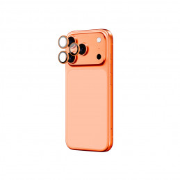 „AMAZINGTHING“ objektyvo stiklas, skirtas „iPhone 17 Pro / Pro Max“ – su oranžiniu rėmeliu