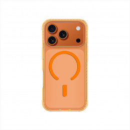 NUOSTABUS „Titan Pro“ dėklas, skirtas „iPhone 17 Pro Max“, suderinamas su „MagSafe“ – oranžinis