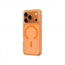 NUOSTABUS „Titan Pro“ dėklas, skirtas „iPhone 17 Pro Max“, suderinamas su „MagSafe“ – oranžinis
