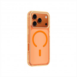 NUOSTABUS „Titan Pro“ dėklas, skirtas „iPhone 17 Pro Max“, suderinamas su „MagSafe“ – oranžinis