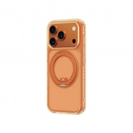 NUOSTABUS „Titan Pro Spin“ dėklas, skirtas „iPhone 17 Pro Max“, suderinamas su „MagSafe“ – oranžinis