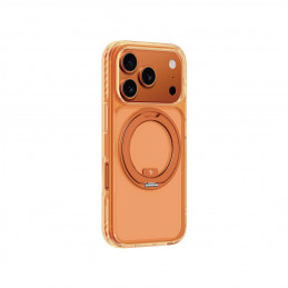 NUOSTABUS „Titan Pro Spin“ dėklas, skirtas „iPhone 17 Pro Max“, suderinamas su „MagSafe“ – oranžinis