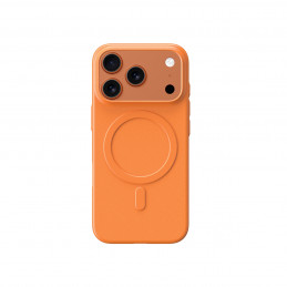 NUOSTABUS Minimalus oro dėklas, skirtas „iPhone 17 Pro Max“, suderinamas su „MagSafe“ – oranžinis