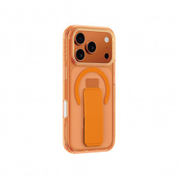 NUOSTABUS „Titan Pro“ laikiklis, skirtas „iPhone 17 Pro“, suderinamas su „MagSafe“ – oranžinis