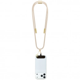 „Guess CBDY 4G Charm“ USB-C / USB-C laidas 150 cm – smėlio spalvos
