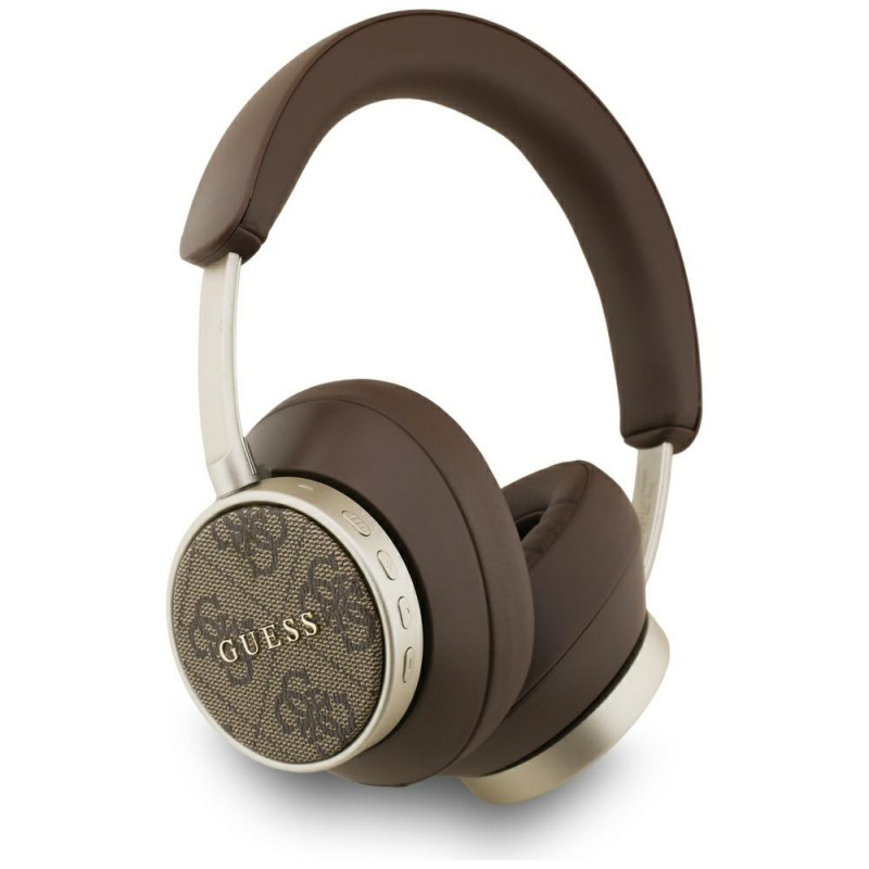 Belaidės „Guess Bluetooth 4G Classic Logo“ ausinės – rudos