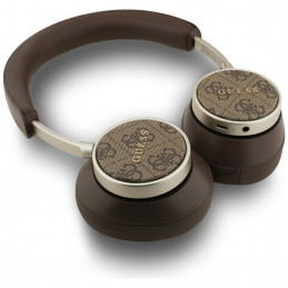 Belaidės „Guess Bluetooth 4G Classic Logo“ ausinės – rudos