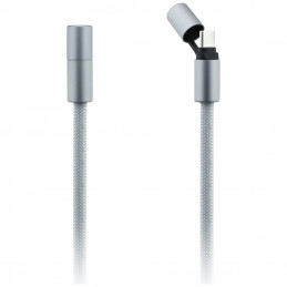 Karl Lagerfeld CBDY Choupette Charm USB-C laidas / USB-C virvelė – pilka