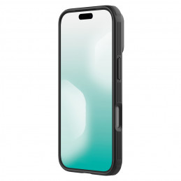„CamShield Pro“ magnetinis dėklas IP17 „Pro Max“ permatomas, juodas