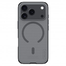 „Super Frosted Shield Pro“ magnetinis dėklas IP17 Pro, skaidrus, juodas