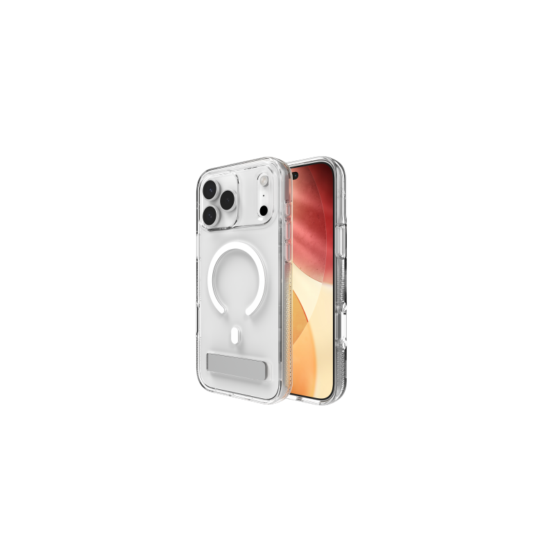ZAGG Crystal Palace Snap KS MagSafe dėklas, skirtas iPhone 17 Pro Max – skaidrus