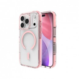 ZAGG Santa Cruz Snap MagSafe dėklas, skirtas iPhone 17 Pro – rožinis