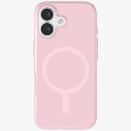UNIQ Clario Magclick įkrovimo dėklas, skirtas iPhone 17 (rožinis)