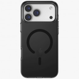 UNIQ Clario Magclick įkrovimo dėklas, skirtas iPhone 17 Pro Max – juodas