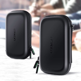 Ugreen dėklas, HDD kietojo disko dėžutė ir priedai 16,5 x 9,5 x 4,5 cm juodi (40707)