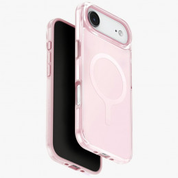 UNIQ Clario Magclick įkrovimo dėklas, skirtas „iPhone Air“ – rožinis