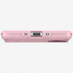 UNIQ Clario Magclick įkrovimo dėklas, skirtas „iPhone Air“ – rožinis