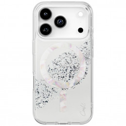 UNIQ Coehl Crystelle magnetinis įkrovimo dėklas, skirtas iPhone 17 Pro - sidabrinis