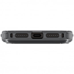 UNIQ Swivix besisukantis stovas 360 laipsnių iPhone 17 Pro Max dėklas – juodas