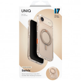 UNIQ Swivix besisukantis stovas 360° dėklas iPhone Air – auksinis