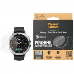 „PanzerGlass“ grūdinto stiklo ekrano apsauga, skirta „Samsung Galaxy Watch 8 Classic 46mm“ – permatoma