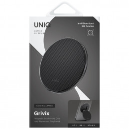 UNIQ Grivix Premium 360 Mount&Grip magnetinis laikiklis - juodas