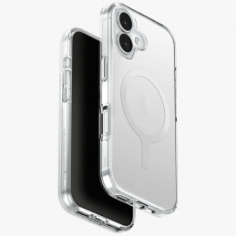 UNIQ Clario Magclick įkrovimo dėklas, skirtas iPhone 17 (permatomas)