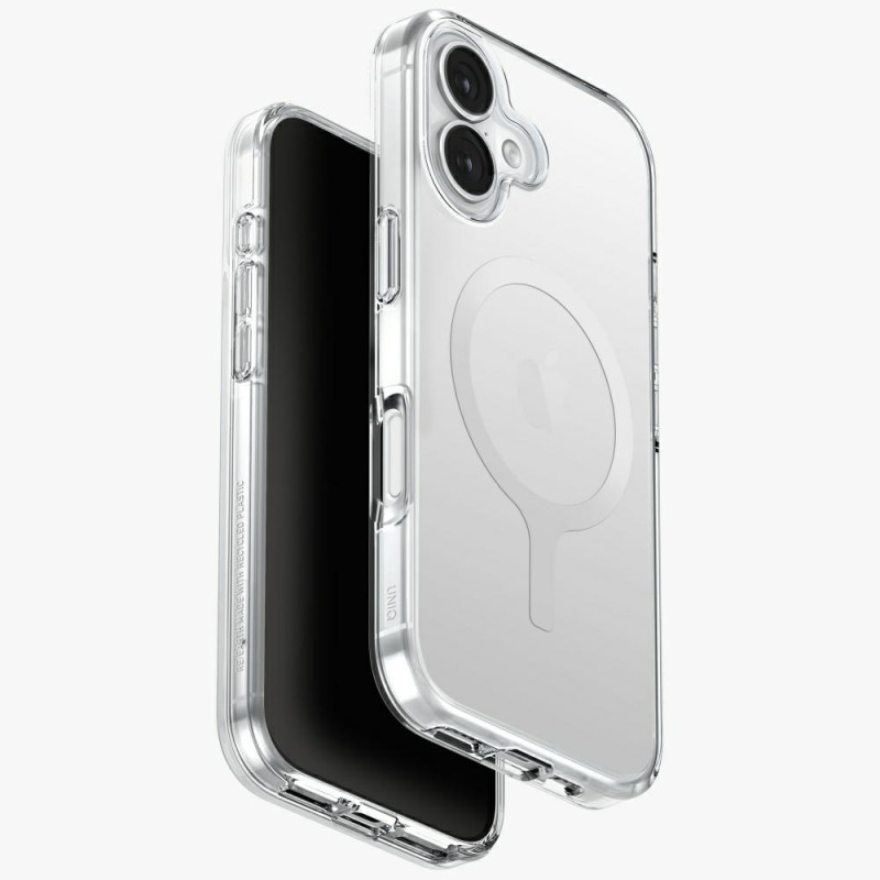 UNIQ Clario Magclick įkrovimo dėklas, skirtas iPhone 17 (permatomas)