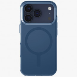 UNIQ Clario Magclick įkrovimo dėklas, skirtas iPhone 17 Pro – mėlynas