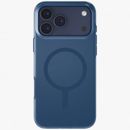 UNIQ Clario Magclick įkrovimo dėklas, skirtas iPhone 17 Pro Max – mėlynas