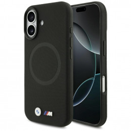 BMW M FW metalinis logotipo „MagSafe“ dėklas, skirtas iPhone 17 – juodas