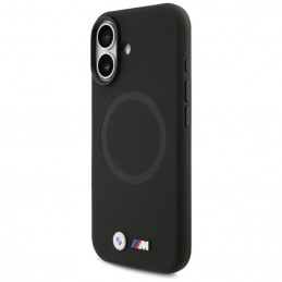 BMW M FW metalinis logotipo „MagSafe“ dėklas, skirtas iPhone 17 – juodas