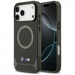 BMW M IML metalinių mygtukų ir logotipo „MagSafe“ dėklas, skirtas „iPhone 17 Pro Max“ – mėlynas