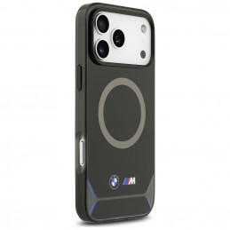 BMW M IML metalinių mygtukų ir logotipo „MagSafe“ dėklas, skirtas „iPhone 17 Pro Max“ – mėlynas