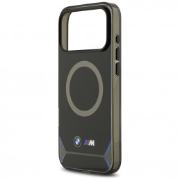 BMW M IML metalinių mygtukų ir logotipo „MagSafe“ dėklas, skirtas „iPhone 17 Pro Max“ – mėlynas