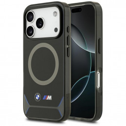 BMW M IML metalinių mygtukų ir logotipo „MagSafe“ dėklas, skirtas „iPhone 17 Pro“ – mėlynas