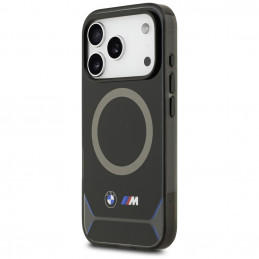 BMW M IML metalinių mygtukų ir logotipo „MagSafe“ dėklas, skirtas „iPhone 17 Pro“ – mėlynas