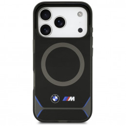 BMW M IML metalinių mygtukų ir logotipo „MagSafe“ dėklas, skirtas „iPhone 17 Pro“ – mėlynas