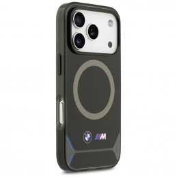 BMW M IML metalinių mygtukų ir logotipo „MagSafe“ dėklas, skirtas „iPhone 17 Pro“ – mėlynas