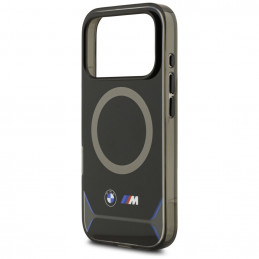 BMW M IML metalinių mygtukų ir logotipo „MagSafe“ dėklas, skirtas „iPhone 17 Pro“ – mėlynas