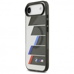 BMW M IML metalinių mygtukų, trispalvių linijų „MagSafe“ dėklas, skirtas „iPhone Air“ – pilkas