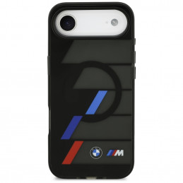 BMW M IML metalinių mygtukų, trispalvių linijų „MagSafe“ dėklas, skirtas „iPhone Air“ – juodas