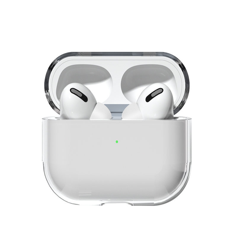„AirPods 2“ / „AirPods 1“ dėklas tvirtas, tvirtas, skaidrus ausinių dangtelis (A dėklas)