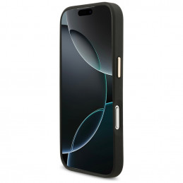 „Karl Lagerfeld Big Strap Karl Metal Logo MagSafe“ dėklas, skirtas „iPhone 17 Pro“ – juodas
